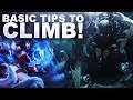 BASIC TIPS TO GAIN RATING! PROFILE REVIEWS! | League of Legends