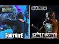 Boba Fett Gameplay Comparison - Fortnite vs Battlefront 2
