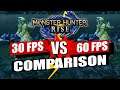 [COMPARISON] Monster Hunter Rise | 30 FPS VS. 60 FPS