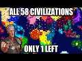 Conquering All 57 Nations on the Earth in Civ 6 - Deity Challenge
