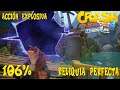 Crash Bandicoot 4 Consigue el 106% - 26 Acción Explosiva Reliquia Perfecta, Todas las Gemas y Cajas