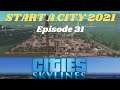 Green Plains - AMUSEMENT PARK LEVEL 5 - Cities Skylines - Let's Play - S03 E31 - 2021 PS4