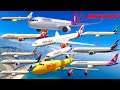 GTA V: Boeing 767-300 Airplanes Best Extreme Longer Crash and Fail Compilation (60FPS)
