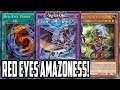 RED EYES AMAZONESS DECK! - Yu-Gi-Oh! Duel Links - #ZeroTG