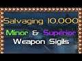 Salvaging 10,000 Superior & Minor Weapon Sigils For Science - Guild Wars 2