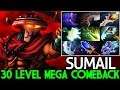 SUMAIL [Juggernaut] 30 Level Full 9 Items Mega Comeback Hard Game 7.23 Dota 2