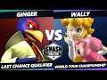 SWT Championship LCQ - Ginger (Falco) Vs. Wally (Peach) SSBM Melee Tournament