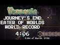 Terraria 1.4 Eater of Worlds WORLD RECORD! (4:06)