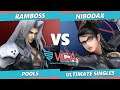 VCA 2021 - RAMBOSS (Sephiroth) Vs. Nibodax (Bayonetta) SSBU Ultimate Tournament