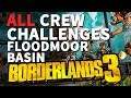 All Floodmoor Basin Crew Challenges Borderlands 3
