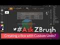 #AskZBrush: “How can I create a box with custom units? For example 50 x 79 x 30 mm?”