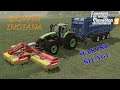 Griffin Indiana Ep 6     Cutting grass to make silage and a lot of contracts get done     Farm Sim 1