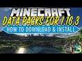 How To Download & Install Data Packs in Minecraft 1.16.4