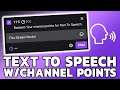 HOW TO SET UP TEXT TO SPEECH WITH CHANNEL POINTS STREAMLABS/OBS | 2021