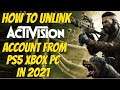 How To Unlink Activision Account From PS5 XBOX PC In 2021
