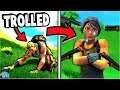 i trolled a fortnite youtuber...(CRIED + LEFT PARTY)