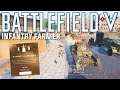 Infantry players run and hide from the Panzer 38T! - Battlefield 5