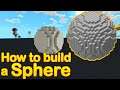 Minecraft - How to make a sphere EASILY - minecraft sphere tutorial