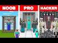 Minecraft NOOB vs PRO vs HACKER: SAFEST PRISON HOUSE BUILD CHALLENGE in Minecraft Animation