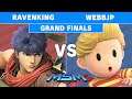 MSM Online 8 - Ravenking (Ike) Vs WebbJP (Lucas) Grand Finals - Smash Ultimate