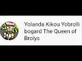 Now that's better long live 💪The Queen of Brolys🥦 #Brolyarmy