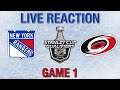Rangers vs Hurricanes: Game 1 Live Reaction! (no game feed)