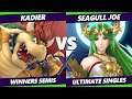 S@X 436 Winners Semis - Kadier (Bowser) Vs. Seagull Joe (Palutena) Smash Ultimate - SSBU