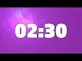 2 MINUTES AND 30 SECONDS TIMER COUNTDOWN [150 seconds - 2:30]