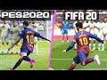 FIFA 20 vs PES 2020 | Free Kicks Comparison