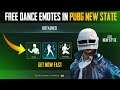 🔥 Free Dance Emote In PUBG New State//🔥 How To Get Free Dance Emote In Pubg New State // 🔥 New State