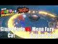 Giant Mario Cat Vs Mega Fury Bowser Boss In Super Mario 3D + Bowser's Fury