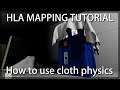 How to use cloth physics, Half life alyx mapping tutorial
