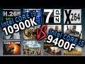 Intel i9 10900K vs Intel i5 9400F Benchmarks β 15 Tests π₯