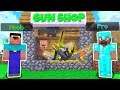 MINECRAFT BATTLE NOOB vs PRO GUN SHOP Challenge - Minecraft Animation