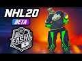 NHL 20 Beta EASHL Goalie Gameplay | LAST DAY OF THE BETA