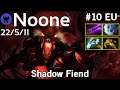 Noone plays Shadow Fiend!!! Dota 2 7.22