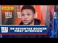 RB Devontae Booker on Joining Saquon Barkley in Giants' Backfield | New York Giants