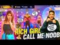 Rich Pro Girl Call Me Noob 😡आजा 1 vs 3 में🔥 Best Clash Squad Match Free Fire - Garena Free Fire