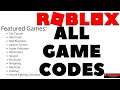 Roblox Best Game CODES | Free Roblox Game Codes | Updated