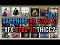 SAPPHIRE RX 5700 XT Pulse vs XFX 5700 XT THICC2 Benchmarks | 59 test