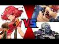SSBU - Pyra (me) vs Fake Bowser & Dark Ganondorf