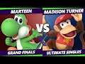 S@X 362 Online Grand Finals - Madison Turner (Diddy Kong) Vs. marteen [L] (Yoshi) Smash Ultimate