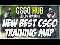 THE ULTIMATE NEW CSGO AIMBOTZ?! | CSGOHUB TRAINING MAP SHOWCASE