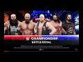 WWE 2K19 Steve Austin VS Styles,Triple H,Rollins,Strowman 5-Man Battle Royal Match WWE Title