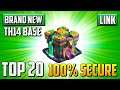 100% Secure Brand New Top 20 TH14 War Base With Link ( Town Hall 14 New Base ) Be sure to use
