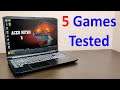 5 Games Tested - Acer Nitro 5 - Ryzen 5 4600H - GTX 1650Ti 🔥