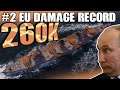 All-time #2 EU damage record in Izmail - 260k! World of Warships