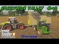 Baling Straw & Transporting Bales to The Pellets Factory | Greenwich Valley #43 | FS19 4K TimeLapse