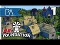 BUILDING A HUMBLE MEDIEVAL VILLAGE - Foundation Gameplay - Part 1