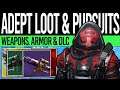 Destiny 2 | NEW PURSUIT WEAPON! Adept STRIKE Loot! DLC Armor, Gambit Reworked, New Quests & More!
